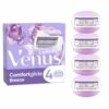 Venus Comfortglide Breeze - Juego de 4 maquinillas de afeitar para mujer