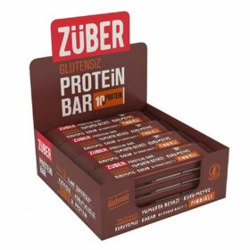 Hazelnut Protein Bar Vegan Gluten-Free Natural Fiber Source, 35g x 12 Bars