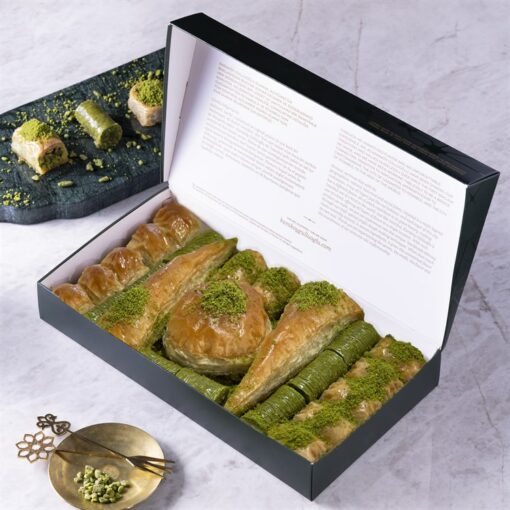Premium Pistachio Baklava Box, 35.27oz - 1kg