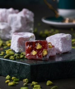 Turkish Delight with Pomegranate and Pistachio, 35.27oz - 1kg