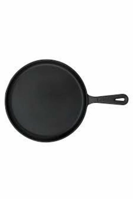 Cast Iron Crepe/Pizza/Pancake pan, round, with metal handle, diameter 26 Cm