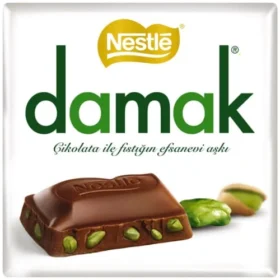 Nestle Damak Chocolate Bar na may Pistachio, 2.25oz - 63g