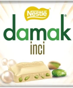 Nestle Damak Inci 피스타치오 함유 화이트 초콜릿 바, 2.25oz - 63g