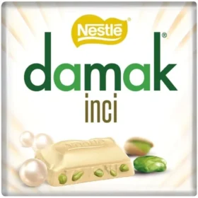 Бял шоколад Nestle Damak Inci с шам фъстък, 2.25 унции - 63 г