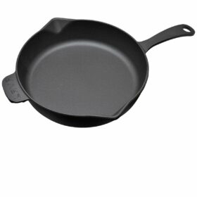Metal Handled, Cast Iron Frying Pan, 30 cm
