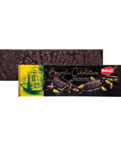 Beyoğlu Dark Chocolate with Bitter Pistachio, 10.58oz - 300g