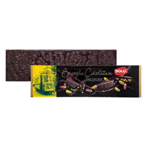 Beyoğlu Chocolat noir à la pistache amère, 10.58 oz - 300 g