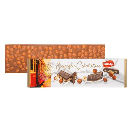 Beyoğlu Chocolate na may Hazelnut at Gatas, 10.58oz - 300g